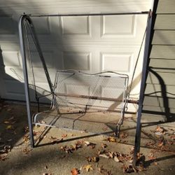 Wrought Iron Patio Swing