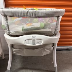 Baby crib and changing table