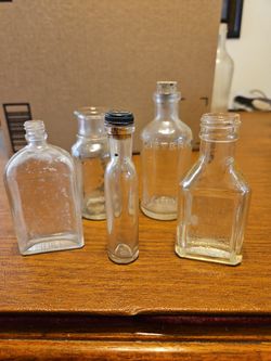 5 Old Bottles Dating Back Early 1900's