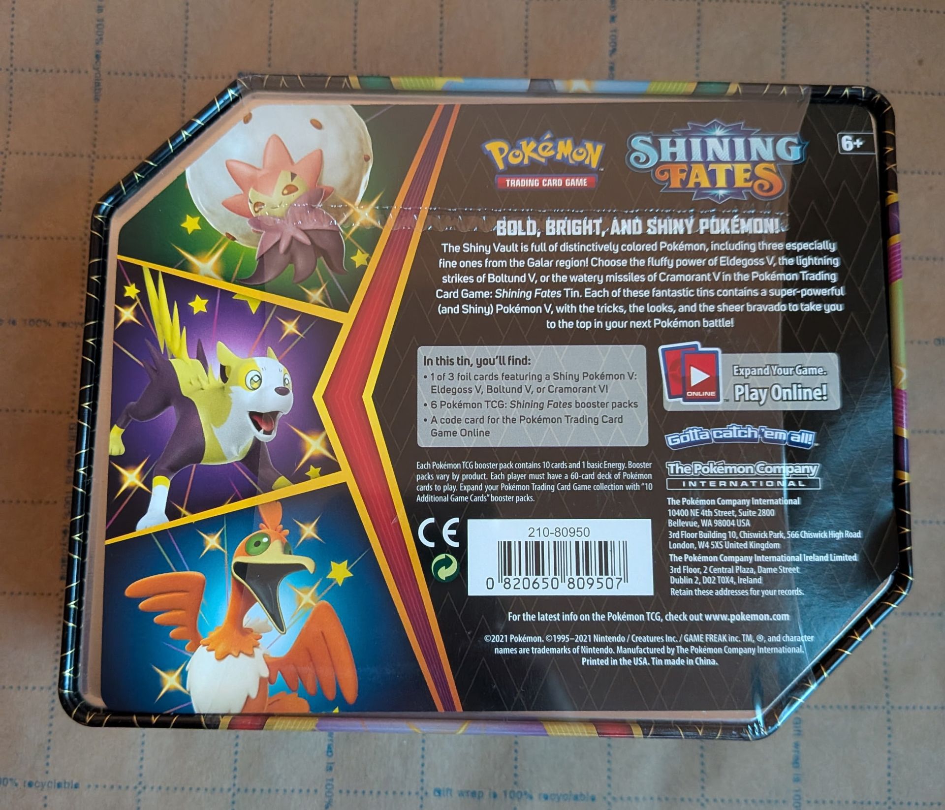 Shining fates tin is available for purchase on au PAY Market - Imported Goods Online Store Co.Ltd. | au PAY Market - Online Shopping Site Shining fates tin is available for purchase on au PAY Market - Imported Goods Online Store Co.Ltd. | au PAY Market - Online Shopping Site