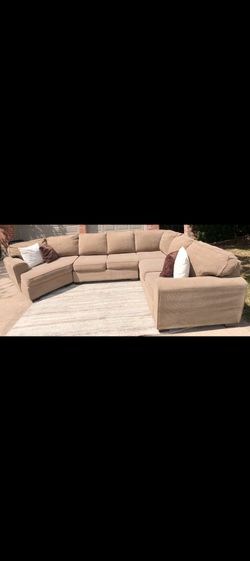 Large Brown Sectional Couch, DELIVERY AVAILABLE!!