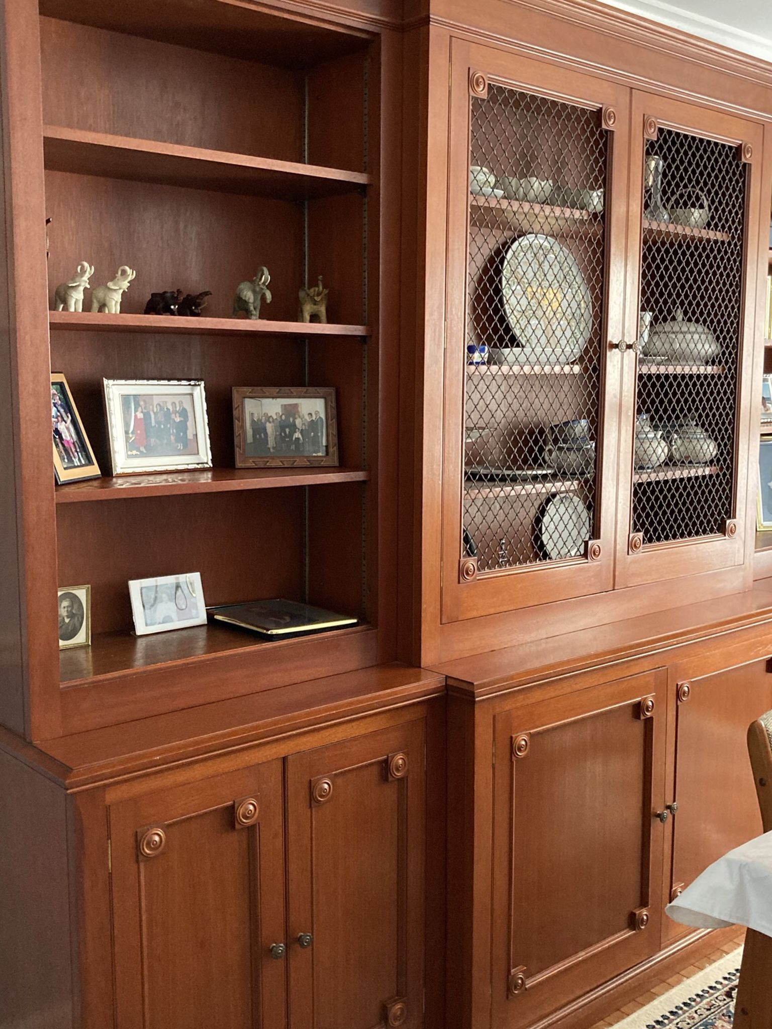 Vintage Breakfront: China Cabinet / Bookcase