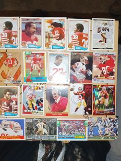 San Francisco 49ers NFL Football Card Lot