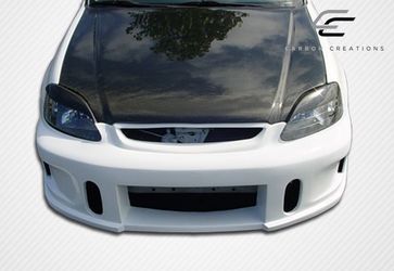 Blemished 1996-1998 Honda Civic Carbon Creations OEM Look Hood - 1 Piece