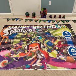 Splatoon Party Decorations 