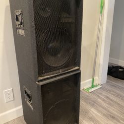 3 Way Yamaha PA Speakers Pair