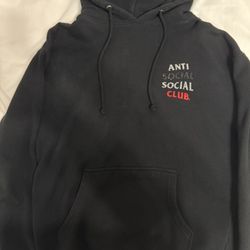 Anti Social Social Club Hoodie 99 IV Retro Hoodie Black
