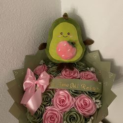 Flower Bouquet/ Valentine Gift/ Valentine Bouquet/ Flower Arrangement/ Ramo Buchón 