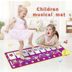 Colorful Musical Piano Play Mat for Kids – Light & Sound Educational Toy 