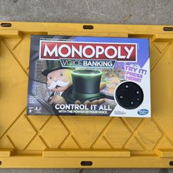 Monopoly Voice Banking Board Game 