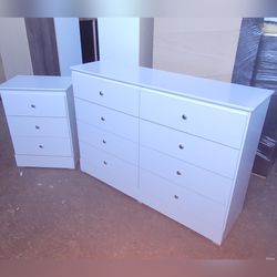 Eight drawers dresser  and nightstand