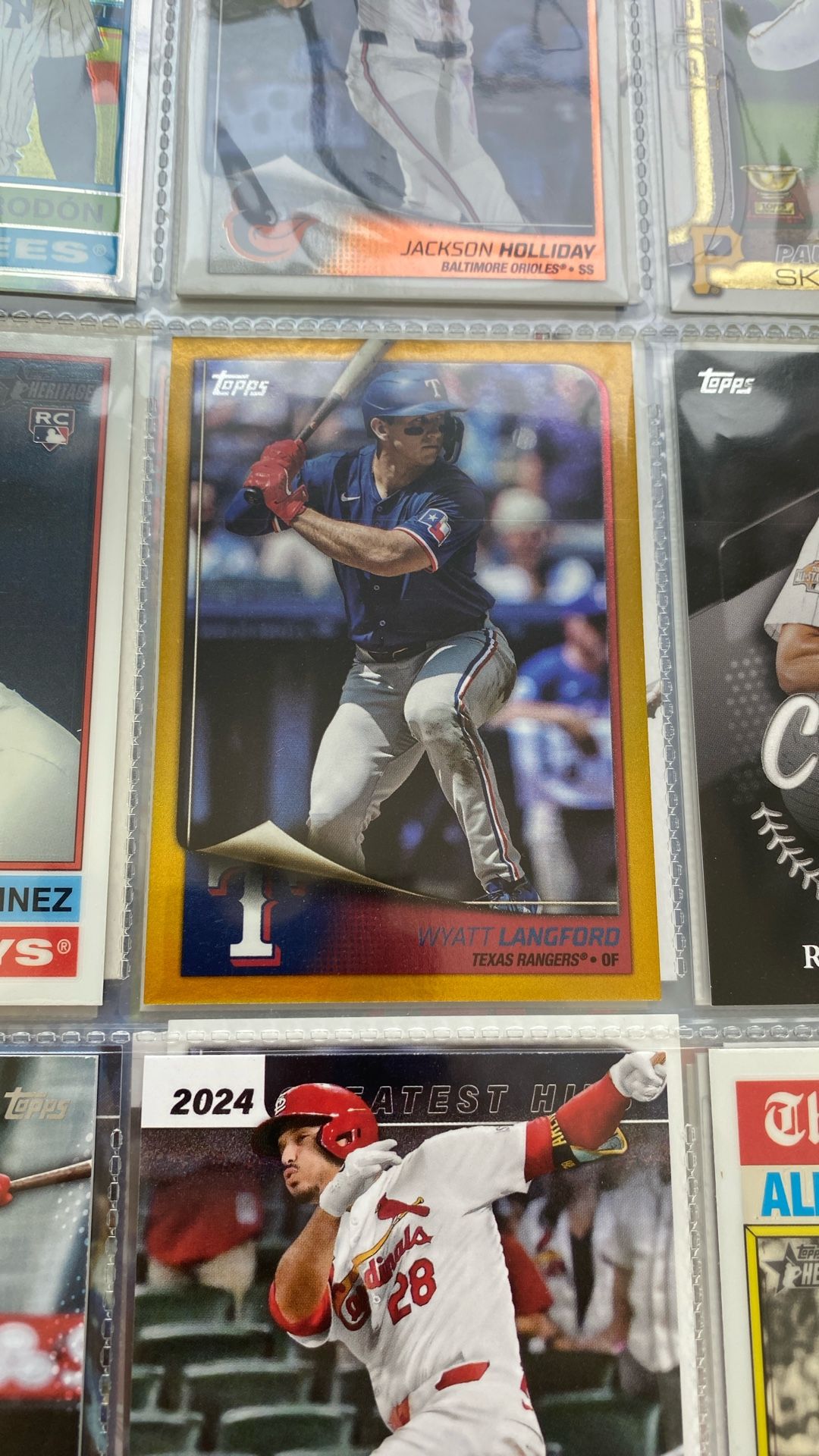 05/50 wyatt langford gold foil