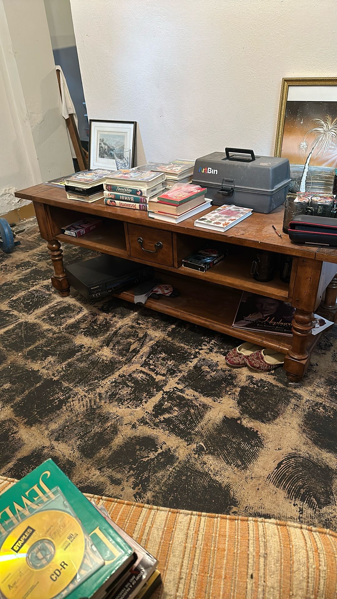 Large Solid Wood Tv Stand