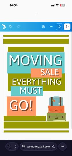 Moving sale today 07/25/26 -07/26/26