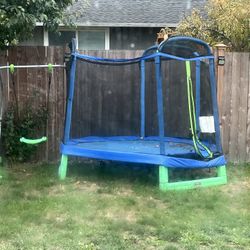 My First Trampoline With Swing