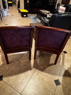 Pair of accent chairs