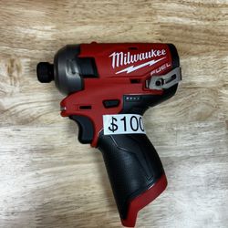 Milwaukee M12 Fuel Surge 1/4” Hex Hydraulic Driver Brand brew 