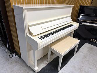 Weber W121 Premium Upright Piano (2014) - White - $1900 Delivered and Tuned