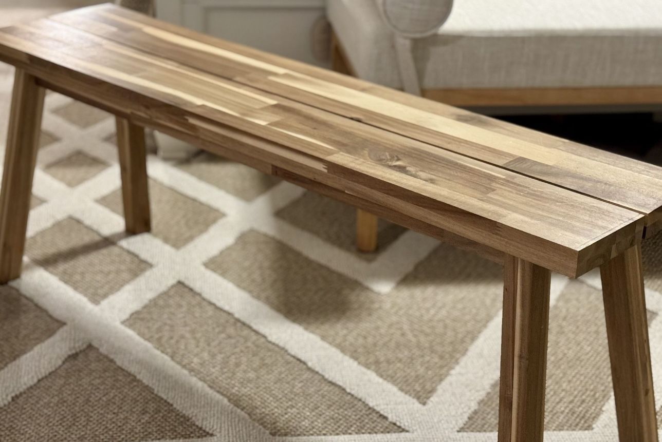 Solid Wood Bench