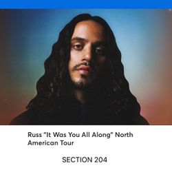 Russ “It Was You All Along” Tour Tickets