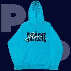 Supreme Embroidered Chenille Hooded Sweatshirt (Medium)