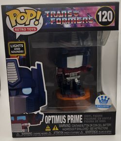 Funko POP! Transformers Optimus Prime Lights and Sound #120 Funko Shop Exclusive 🔥