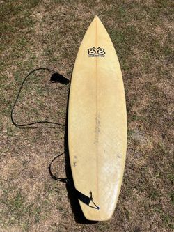 Surfboard Backyard boards 6ft with leash & fins