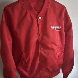 Balenciaga Political Campaign Varsity Jacket