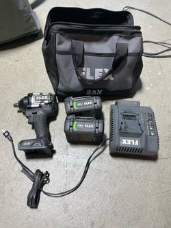 FLEX 24V Brushless Impact Wrench Kit