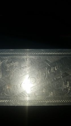 Vintage 1945 cigarrete case