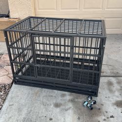 48” HEAVY DUTY DOG CAGE    NEW