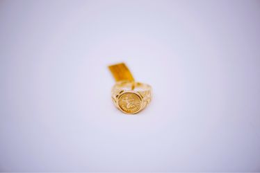 14 K Sagittarius zodiac ring