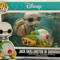 Jack Skellington In Snowmobile #104 Disney Funko Pop