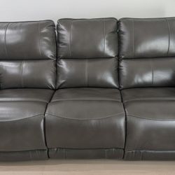Like New La-Z-Boy Electric Reclining Leather Sofa