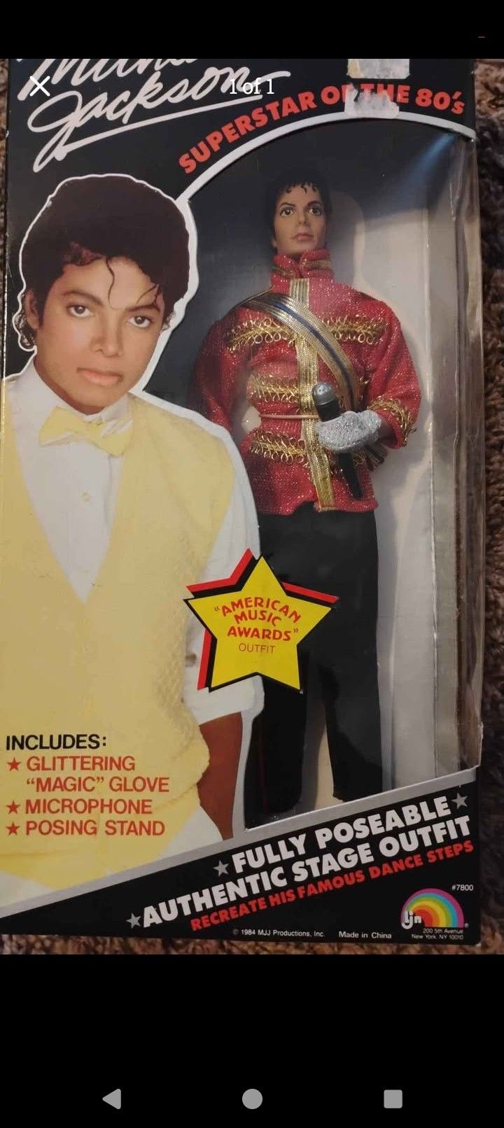 1984 Michael Jackson Doll