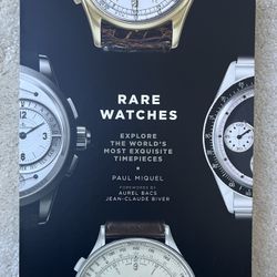 Rare Watches by Paul Miquel (hardcover book)