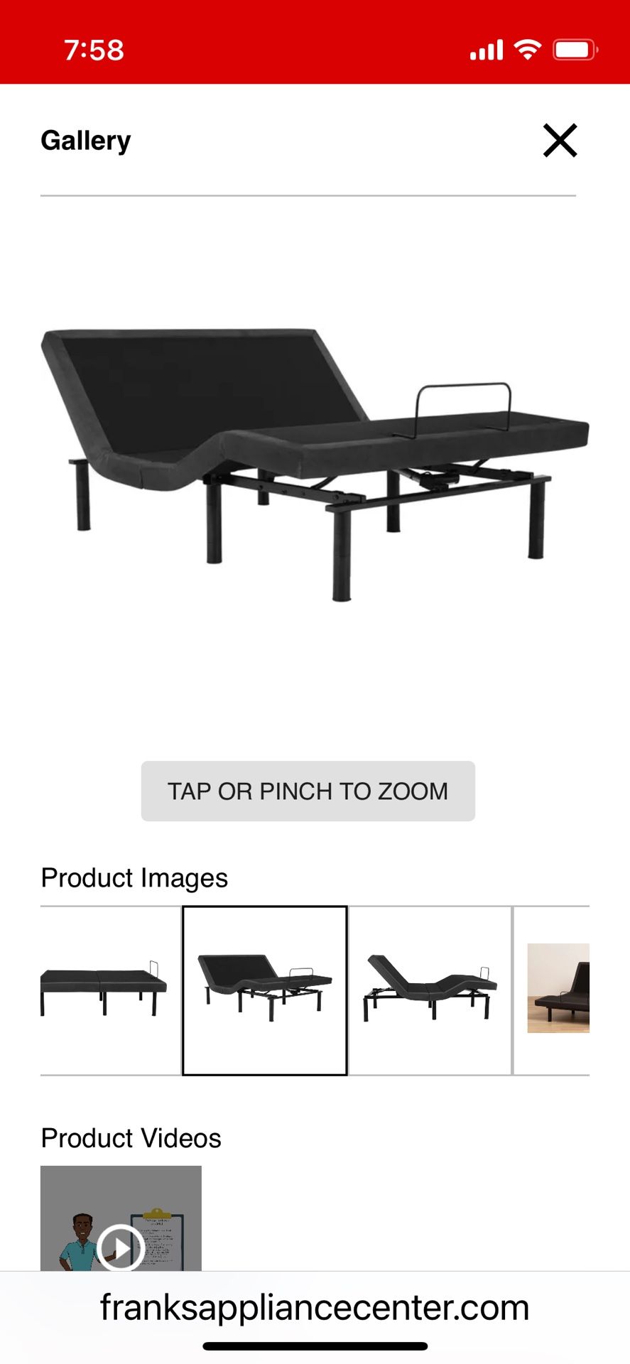 XL Twin Adjustable Bed Beauty Rest w/ Remote