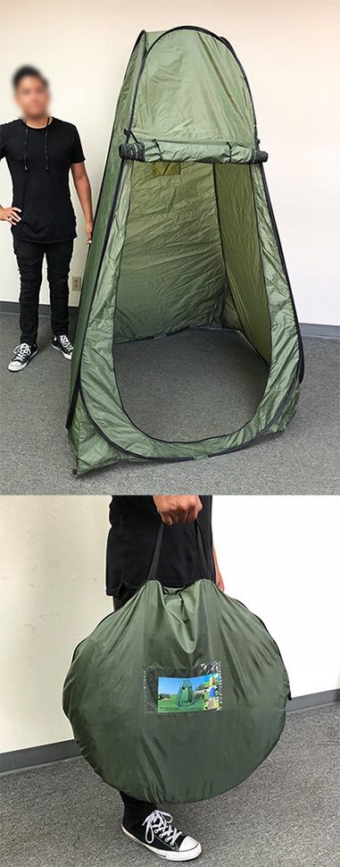 New $30 Portable Camping Hiking Pop Up Tent Shelter Outdoor Shower Bathroom 46”x46”x77”