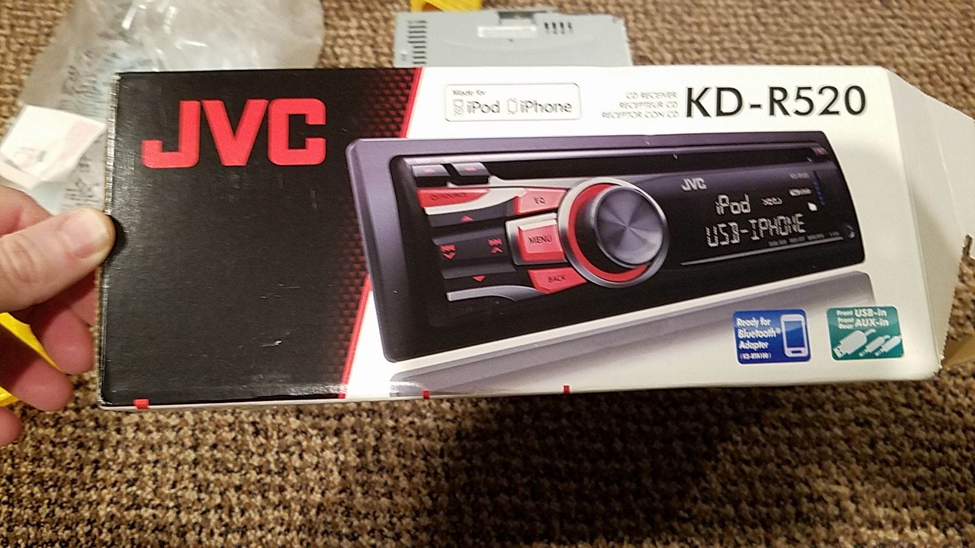 JVC KD-R520 CD PLAYER