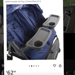 JOOVY Scooter X2 Tray, 2 Count (Pack of 1)