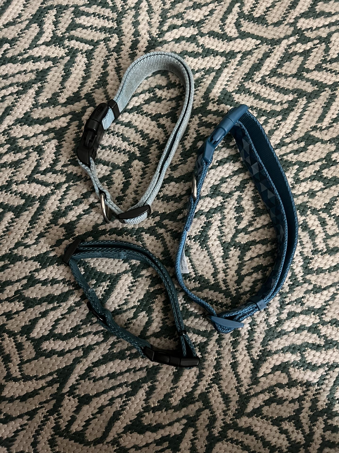 3 Sizes Blue Collars For Dogs