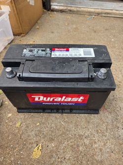 Duralast car battery