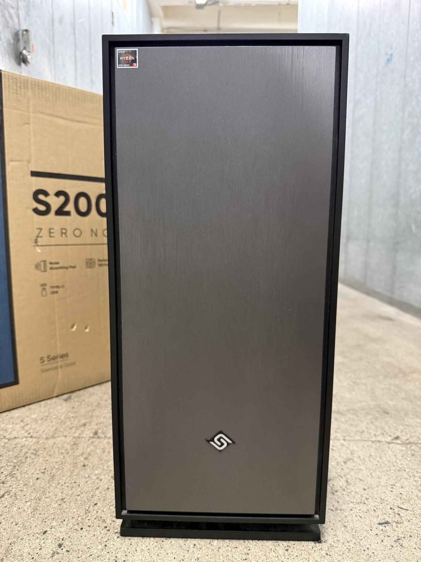 ABKO S2000 Zero Noise ATX Mid Tower Case – Made in Korea, Silent Soundproof Design, Clean