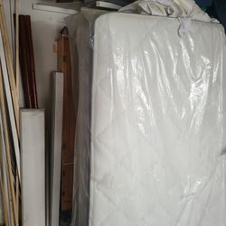Full size mattress box Spring And Frame Never Used