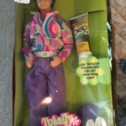 Vintage 1991 Totally Hair Ken Doll In Box New