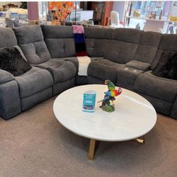 Reclining Sectional In Stock For Immediate Delivery