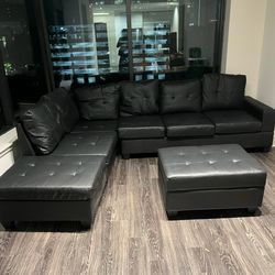 AVAILABLE IN BLACK, GRAY , BROWN AND WHITE!! $695 WITH OTTOMAN!!
