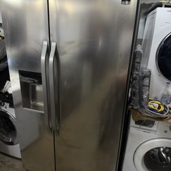 42” W LG Studio built In Side By Side Stainless Steel 