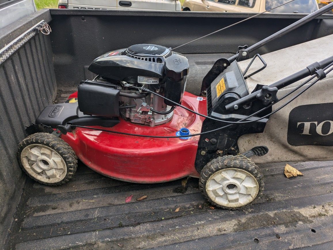 Toro Self-propelled Lawn Mower Kohler Engine.