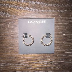 BRAND NEW COACH EARRINGS 